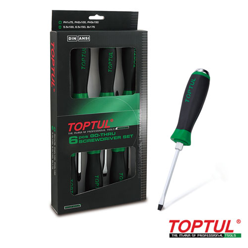ست 6 عددی پیچ گوشتی ضربه خور تاپ تول TOPTUL مدل GAAE0613
